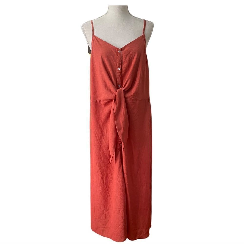 Simply Styled by Sears Tie Front Button Down Dress Size XL